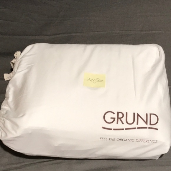 100% Organic Cotton White Sheets -King size